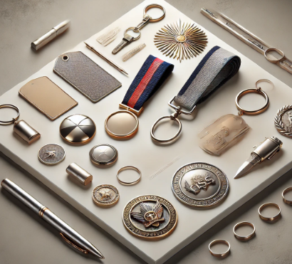 KEYCHAINS, PINS, MEDALS & MAGNETS