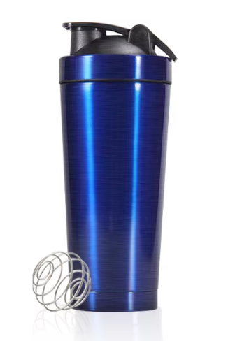 24oz Steel Shake Insulated Protein Bottle
