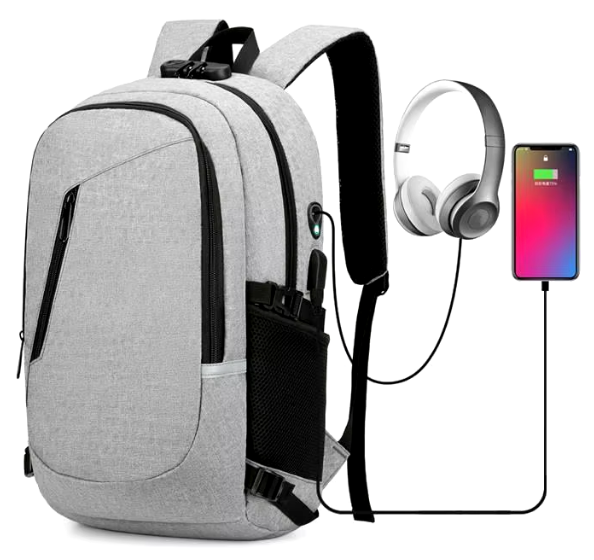 Classic Oxford USB Backpack