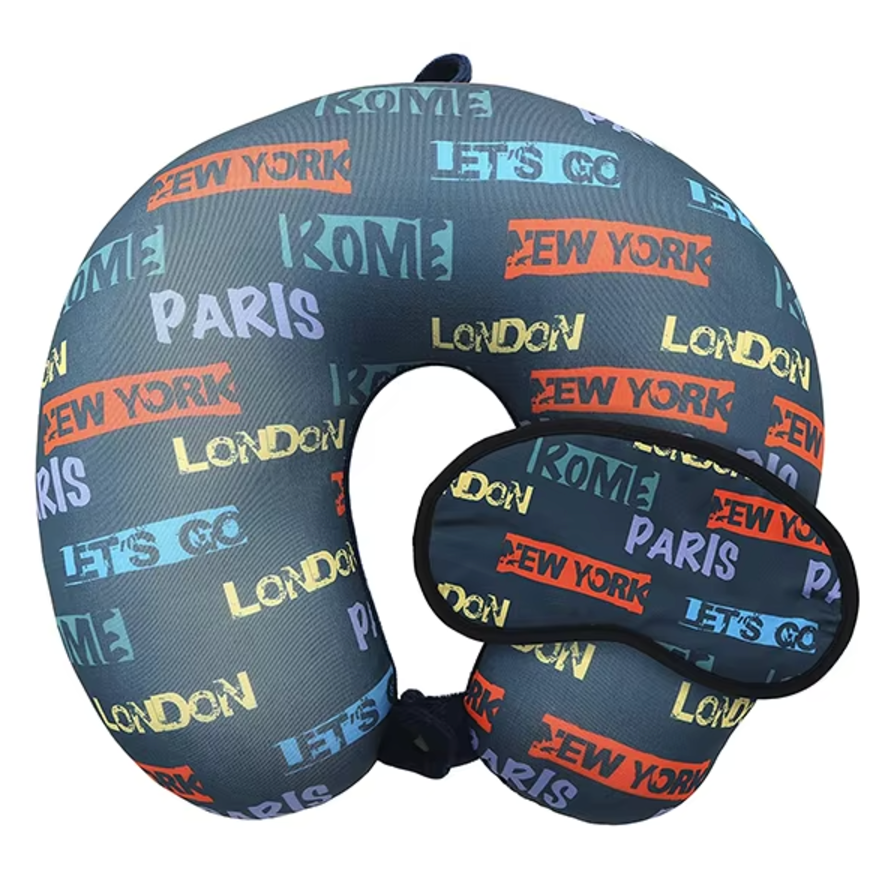 Memory Foam Travel Neck Pillow V5