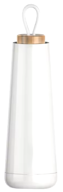 500ml Stainless Steel Insulated Water Bottle with Wooden Lid