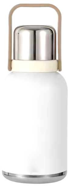 800ml/1200ml/1500ml Double Wall Insulated Stainless Steel Water Bottle with Handle