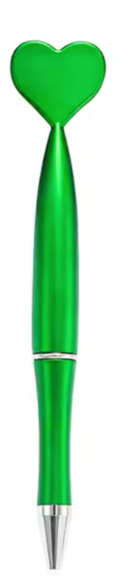 Heart-Topped Twist Pen