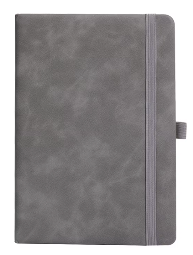 Hard PU Leather Cover Notebook