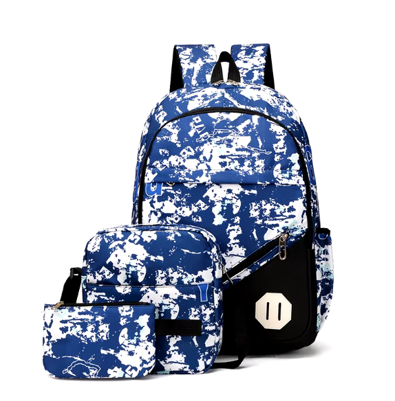 Edge Camouflage 3pcs Backpack Set