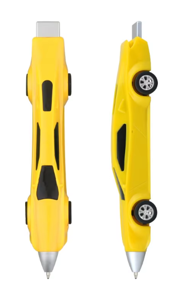 Racing Car-Shaped Plastic Ballpoint Pen
