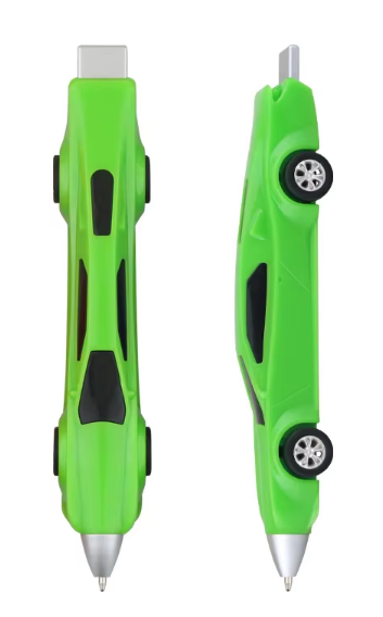 Racing Car-Shaped Plastic Ballpoint Pen