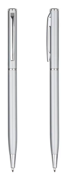 Sleek Slim Metal Ballpoint Pen
