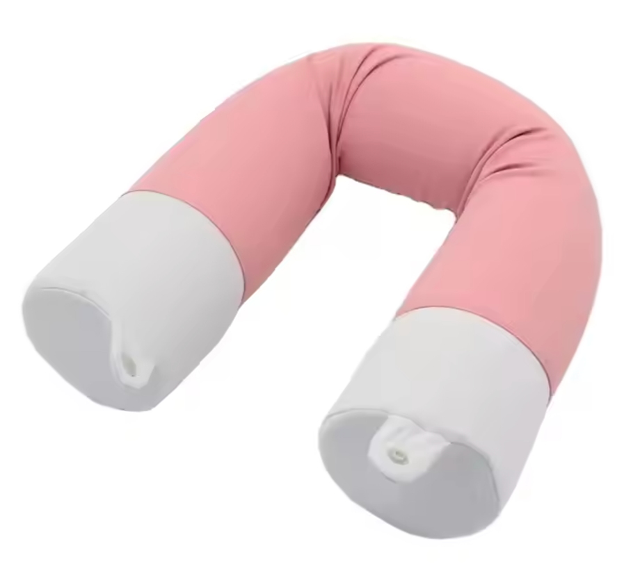 Cylindrical Twisted Memory Foam Travel Pillow