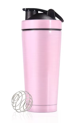 24oz Steel Shake Insulated Protein Bottle