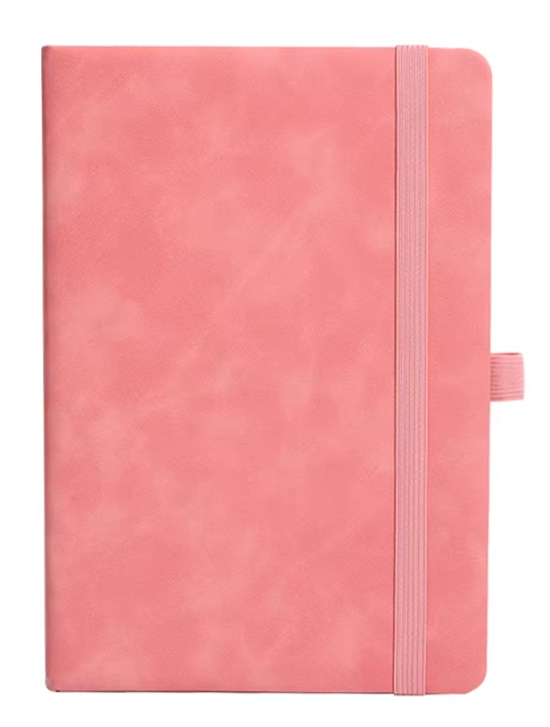Hard PU Leather Cover Notebook