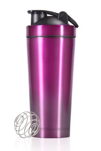 24oz Steel Shake Insulated Protein Bottle