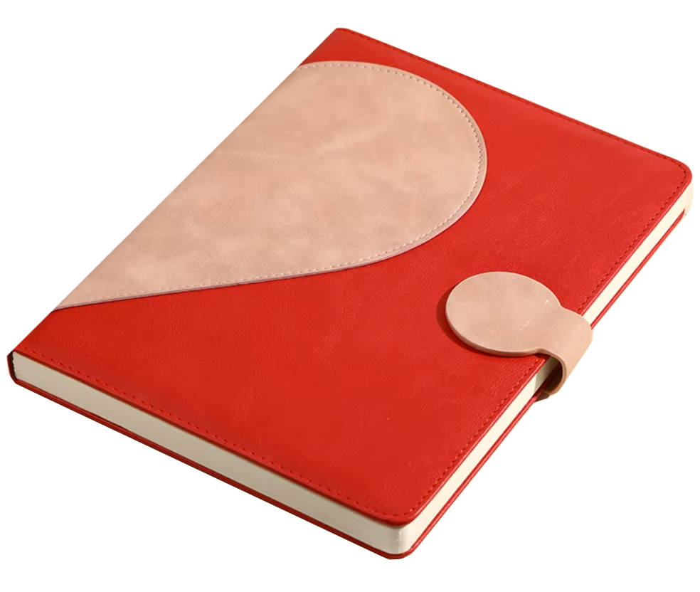 PU Leather Heart Notebook