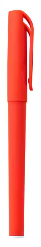 Soft-Coated Rubber Body Ballpoint Gel Pen