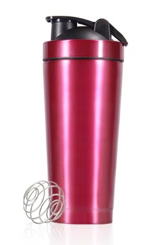 24oz Steel Shake Insulated Protein Bottle