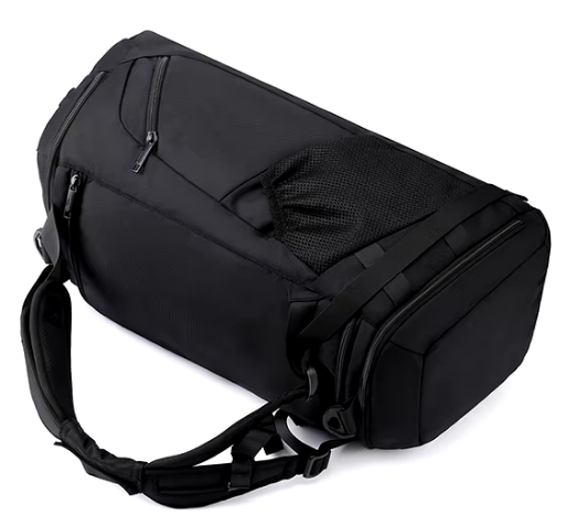 All-Purpose Black Duffel Bag