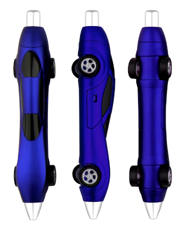 Racing Car-Shaped Shiny Plastic Ballpoint Pen 2