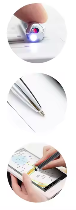 4-in-1 Stylus Pen with LED Light