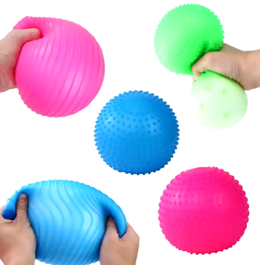 15cm Puffer Suqeezy Texture Ball