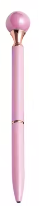 Pearl Bling Metal Ballpoint Pen