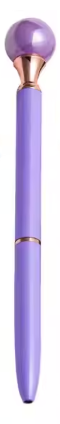 Pearl Bling Metal Ballpoint Pen