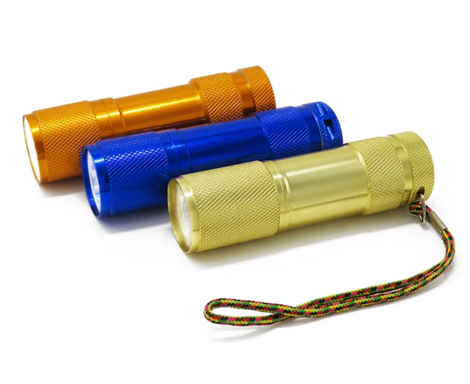 LED Keychain Flashlight with Red Light