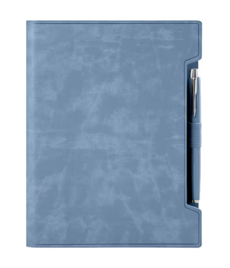 PU Leather With Pen Holder Notebook