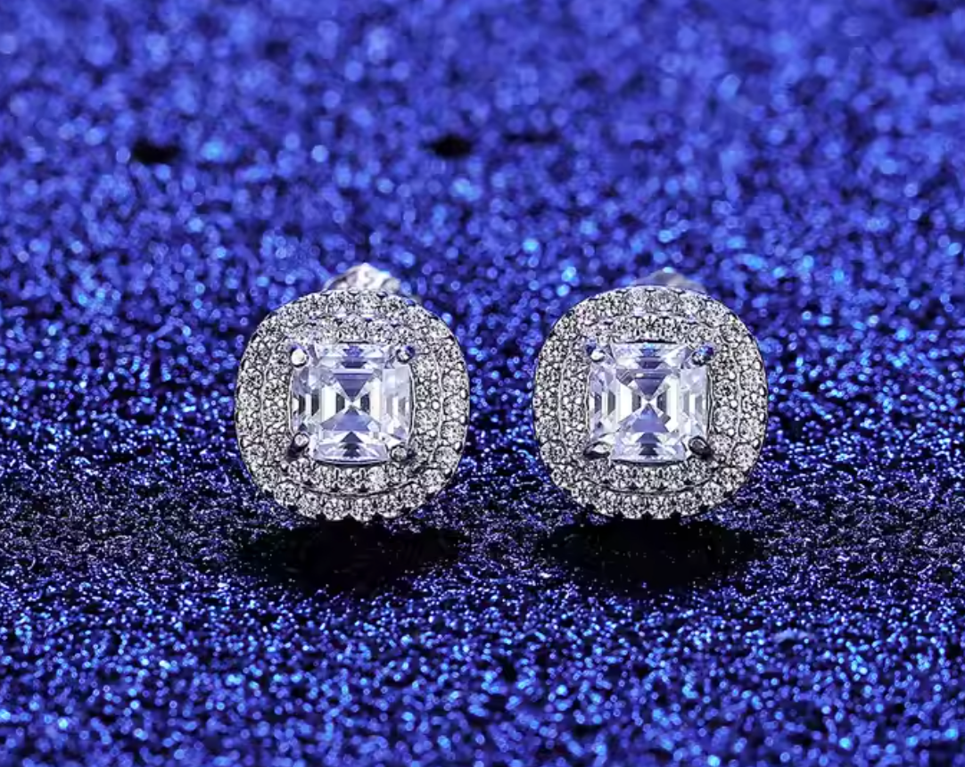 Moissanite Earrings V2