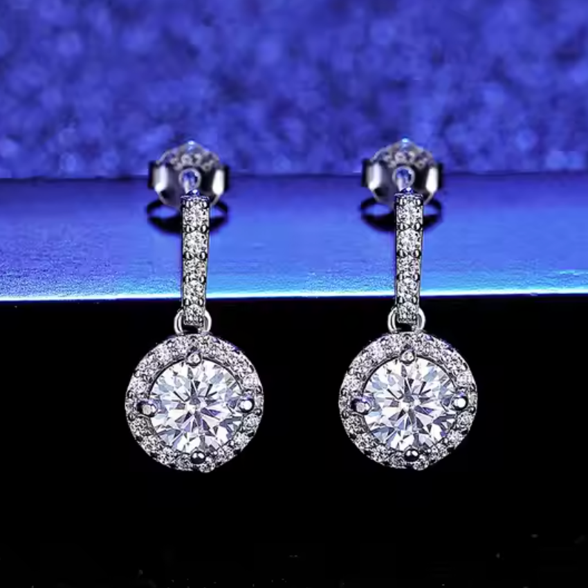 Moissanite Earrings V3