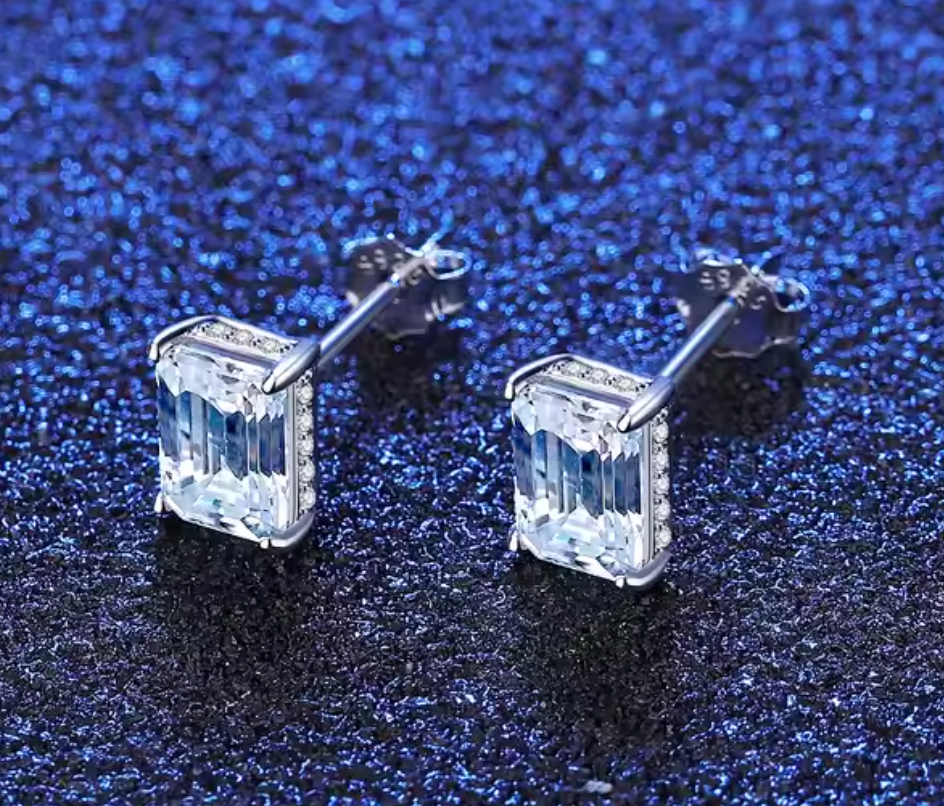 Moissanite Earrings V11