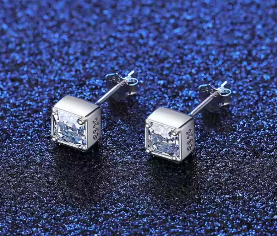 Moissanite Earrings V13