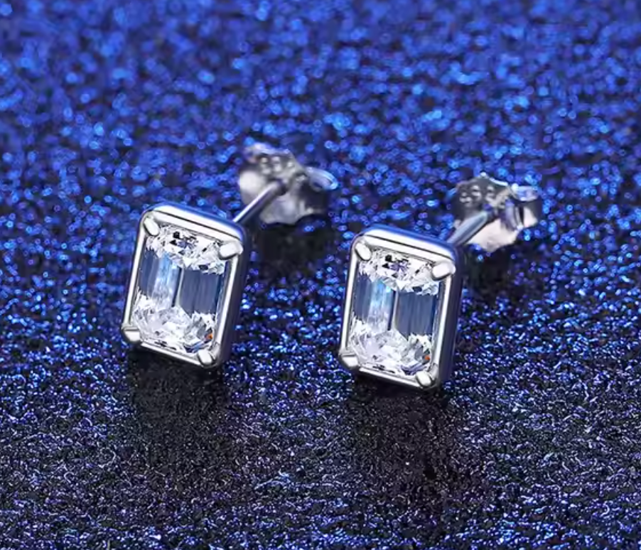 Moissanite Earrings V14