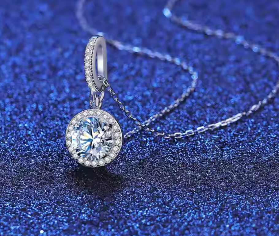 Moissanite Necklace V16