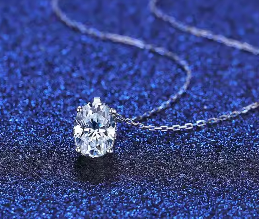 Moissanite Necklace V17
