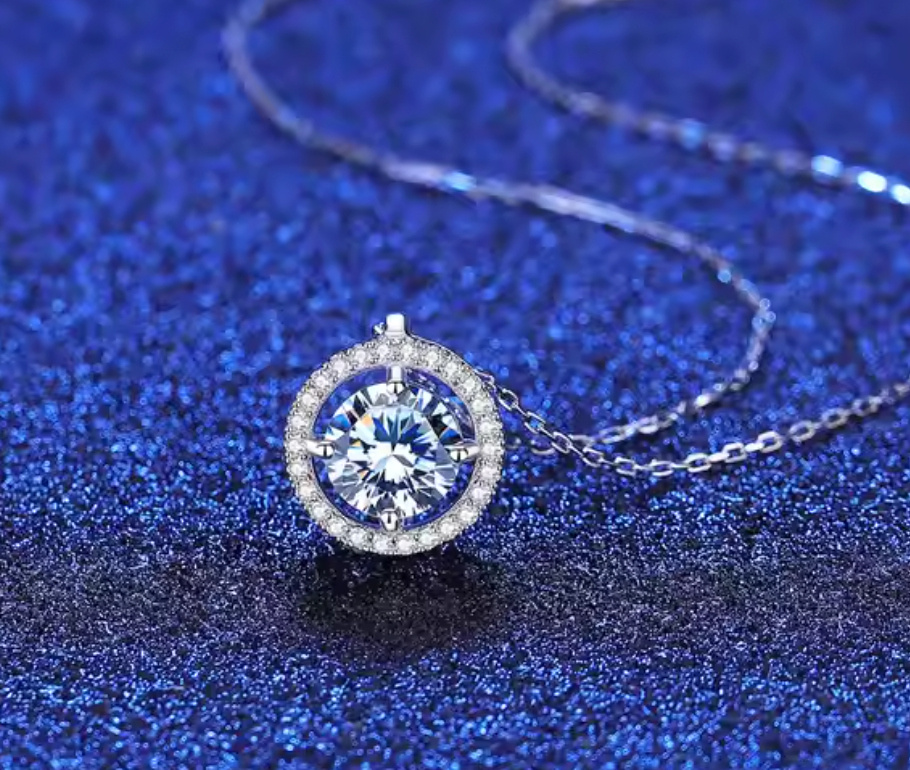 Moissanite Necklace V18